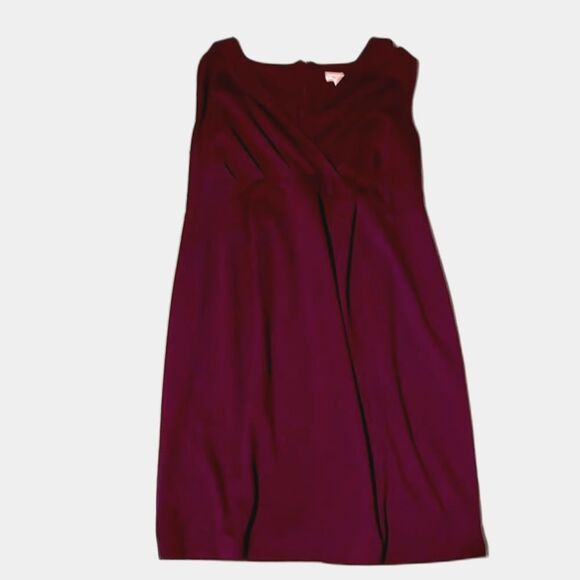 Liz Lange Maternity dress plum purple sleeveless size Large NWOT - Picture 1 of 16